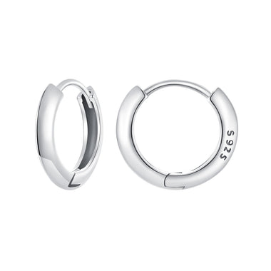 925 Sterling Silver Oxidized 14x3mm Earrings - 0