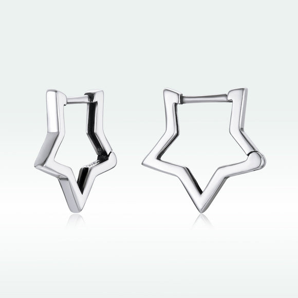 925 Sterling Silver Earrings 1.5cm x 1.7cm for Women