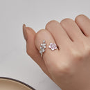 925 Sterling Silver Enamel Plated Platinum Ring 1.9mm for Women-6