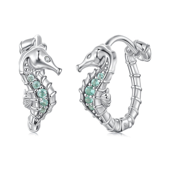925 Sterling Silver Pavé Setting CZ Earrings for Women