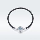 925 Sterling Silver Nan Style Bracelet Size 17.0-4