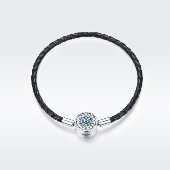 925 Sterling Silver Nan Style Bracelet Size 17.0