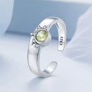 925 Sterling Silver Pavé Setting CZ Ring 2.6-4.3mm Width for Women-4