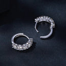 925 Sterling Silver 0.20 Carat Moissanite Earrings for Women-6