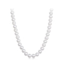 925 Sterling Silver White Gold Plated 39-45.5cm Quality Shell Pearl Necklace for Women-2