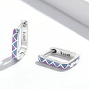 S925 Sterling Silver Enamel Oxidized Earrings for Women-3
