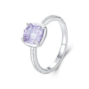 925 Sterling Silver Ring with Pavé Setting CZ, Size 6.0-4