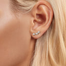 925 Sterling Silver Pavé Setting CZ Earrings for Women-7
