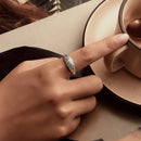 925 Sterling Silver & Oxidized Silver Rings for Men-6