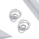 925 Sterling Silver & Oxidized Silver Earrings for Women-5