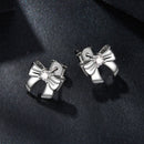 925 Sterling Silver Moissanite Earrings 0.3 cm for Women-4