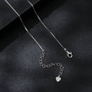 925 Sterling Silver 4mm 0.245ct Moissanite Necklace for Women-5