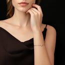 925 Sterling Silver 0.50 Carat Moissanite Bracelet for Women-4