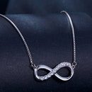 925 Sterling Silver Moissanite 1.5mm Necklace 400+50mm for Women-5