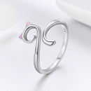 S925 Sterling Silver Adjustable Ring for Women-3
