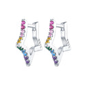 925 Sterling Silver Earrings with Pavé Setting CZ for Women-1