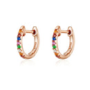S925 Sterling Silver Earrings with CZ Pave Setting-3