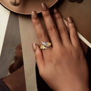 925 Sterling Silver White Gold Plated 0.31cm Ring for Women-5