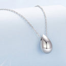 925 Sterling Silver White Gold Plated Necklace 40+5cm Length for Women-2