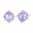 925 Sterling Silver Earrings with Pavé Setting CZ and Oxidized Finish-2