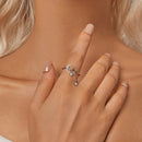 925 Sterling Silver Nano Opal Stone Ring for Women-7