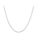 925 Sterling Silver Plated Platinum 45cm Necklace-1