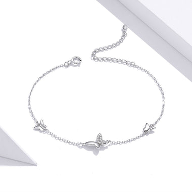 925 Sterling Silver Pavé Setting CZ Bracelet for Women - 0