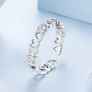 925 Sterling Silver Oxidized Silver 0.4cm Wide Ring-2