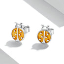 S925 Sterling Silver Enamel Earrings for Women-2