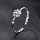 925 Sterling Silver Moissanite Ring Size E for Women-3
