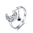 925 Sterling Silver Ring for Women - Width 0.2cm, Height 1.1cm-2