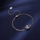 925 Sterling Silver Moissanite Bracelet with Pavé Setting 15+6cm for Women-4
