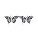 925 Sterling Silver Oxidized Earrings-2
