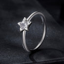 925 Sterling Silver 0.30 Carat Moissanite Ring Size 8-2