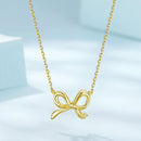 925 Sterling Silver Plated White Gold 40+5cm Adjustable Necklace for Women-6