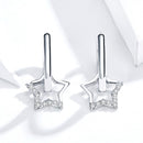 S925 Sterling Silver Plated Platinum CZ Earrings for Women-3