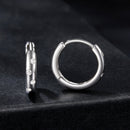 925 Sterling Silver Moissanite Earrings for Women - White Gold Plated-2