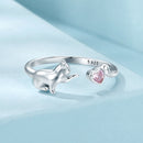 925 Sterling Silver Pavé Setting CZ White Gold Plated Ring for Women-4