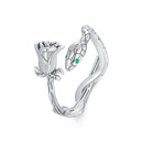 925 Sterling Silver 2mm Pave Setting CZ Ring-2
