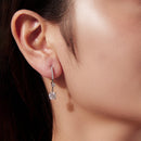 925 Sterling Silver Moissanite 1.00 Carat Earrings for Women-8