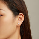 925 Sterling Silver Earrings with Resin and Oxidized Silver for Women-5