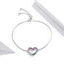 925 Sterling Silver Bracelet with Pavé Setting CZ-3