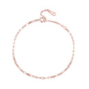 925 Sterling Silver Adjustable Rose Gold Bracelet for Women-1