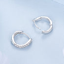 925 Sterling Silver Pavé CZ Earrings for Women-5