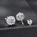 925 Sterling Silver 0.5 Carat Moissanite Earring for Women-5