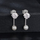925 Sterling Silver 0.50 Carat Moissanite Earrings for Women-2