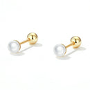 925 Sterling Silver Quality Shell Pearl Earrings for Women-6