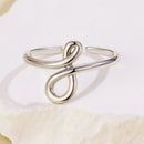 925 Sterling Silver Oxidized Silver 0.16 cm Ring-3