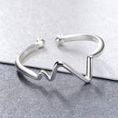 925 Sterling Silver Platinum Plated 0.1cm Ring for Men-5
