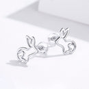 S925 Sterling Silver Plated Platinum Earrings-3